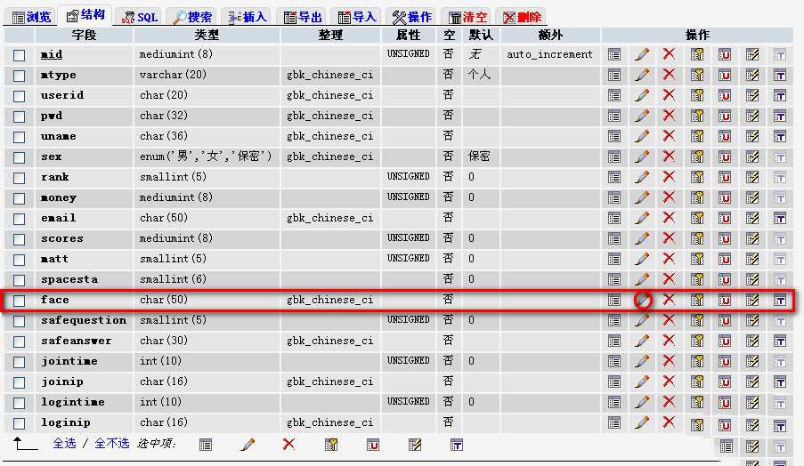 织梦修改字段类型