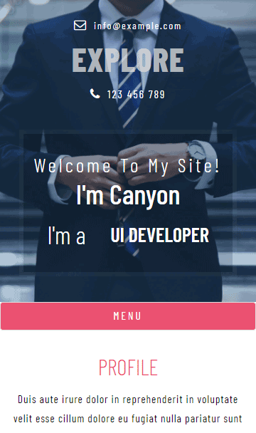 时尚静态模板,博客html5模板