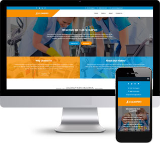 保洁静态模板,家政html5模板