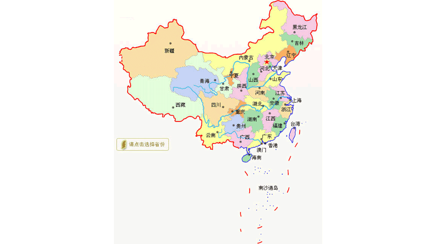 中国地图