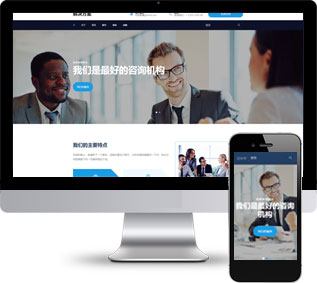 企业项目展示业务咨询分析HTML网页模板