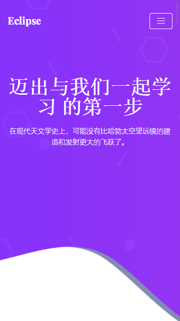 教育网页模板,培训班网页模板,商业网页模板,项目展示网页模板