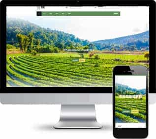 农业科技生产规划项目HTML网页模板下载