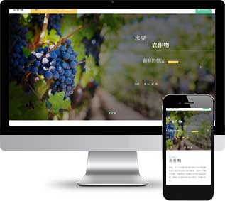 有机水果加盟企业网站HTML5静态模板下载