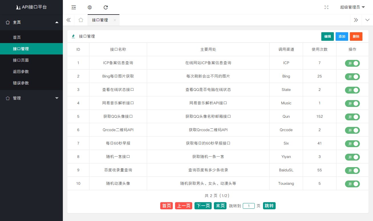 API源码下载,API接口源码,接口管理源码